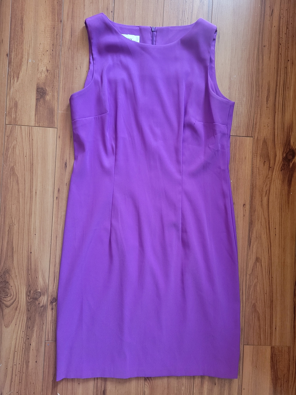 Alyx Vibrant Purple Sleeveless Sheath Dress